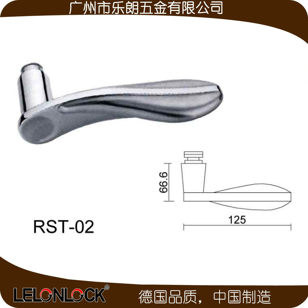 樂朗五金RST-02 歐式門鎖具不銹鋼沖壓把手