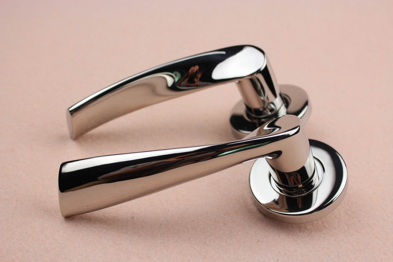 Casting solid Stainless steel 304 home door handle for wooden or aluminum door handle