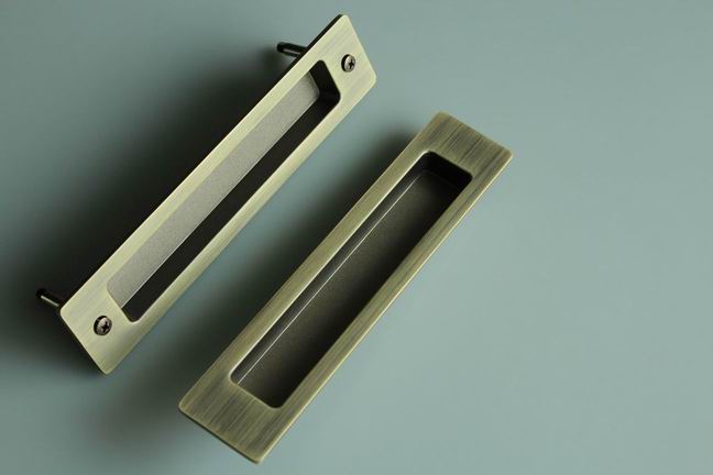 zinc alloy square entrance sliding door lock